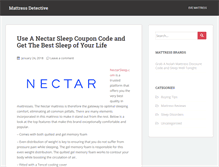 Tablet Screenshot of mattressdetective.com